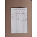 Suffolk 1863 Invoice (Tobacco and Suffolk interest) From Henry C. Churchman, Tobacco