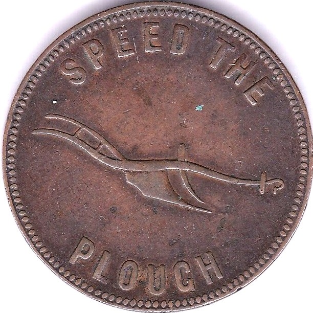 Canada Token, 'Success To The Fisheries, rev Speed The Plough', GVF - Image 2 of 3