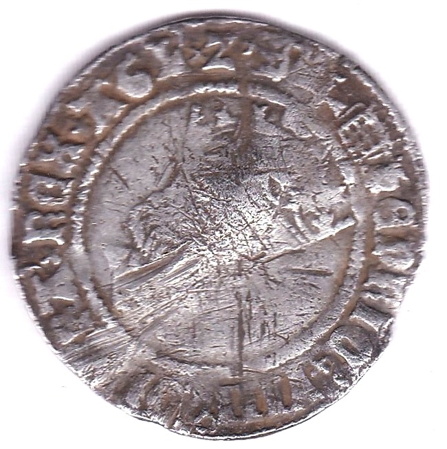 Great Britain - Henry VIII First Coinage, Groat, MM. Portcullis, S2316, fine, some obv scratches and - Image 2 of 3