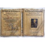 German WWII style SS Officers camp identity card for Buchenwald Concentration camp, VF