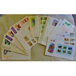 Butterflies-Thematic first day covers, nice lot(30)