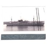 Hospital Ships - WWII RP "The Hospital Ship Ramb IV, captured from the Italians in the Indian