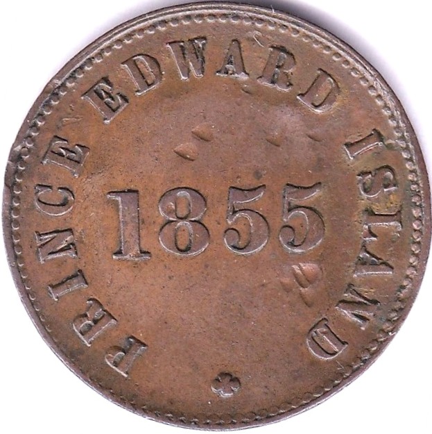 Canada (Prince Edward Island) 1855 Self Government and Free Trade Copper Halfpence soled Token, - Image 3 of 3