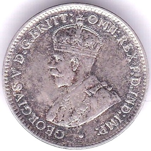 Australia - 1918M Three pence Ref KM24, Grade GEF/AUNC with beautiful 'rainbow' lustre. - Image 3 of 3