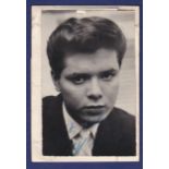 Cliff Richard - Very youthful photograph, with autograph