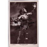Theatre/ Autograph - Miss Elaine Terris RP as "Joan of Arc" with autograph.