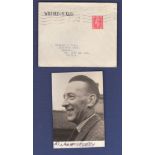 Autograph - Wilfred Pickles - 1948 pen autographed photograph in envelope as delivered.