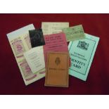 World War II -A small collection of wartime ephemera including 12 unused fuel coupons, an identity