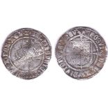 Great Britain - Henry VIII First Coinage, Groat, MM. Portcullis, S2316, fine, some obv scratches and