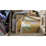 Postal History - A carton of envelopes from around the World, with a great many Recorded, Express
