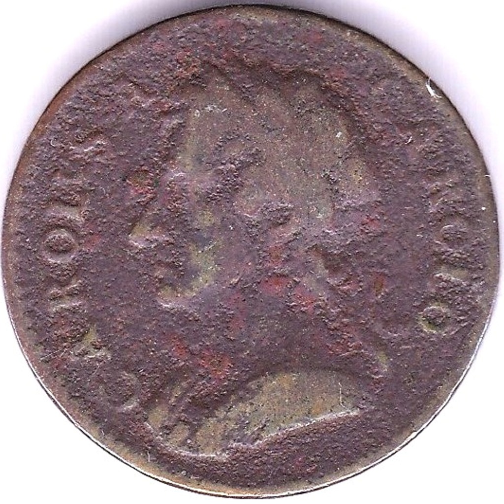 Great Britian-1672 Charles II Farthing, fine. - Image 2 of 3