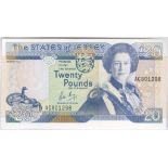 1989 £20 'AE' First of series, P/8a, UNC