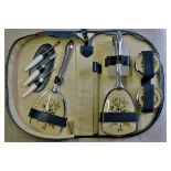 Vintage Travel Vanity Set Cased,- as new, by Wilkinsons of Norwich