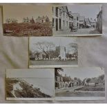 Hants, Milford-on-sea-Post office and high street pub cerister and two others, and in RP of images