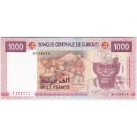 Djibouti 2005 1000 Francs, P42, UNC