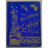 Book-The Royal Alum of London, views circa 1890 black and white accordion style (30) views of