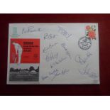 Essex County Cricket Club centenary team autographed cover - Graham Gooch etc, posted at the