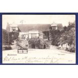Kent - Maidstone Old Palace 1901 used, Maidstone card No. 3036S.