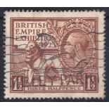 Great Britain - 1925 1½d Wembley SG433, fine used.