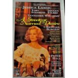 Theatre Poster: A Streetcar Named Desire (12.5" by 20", x 2, extra thick, very good condition). Play