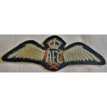 Australian Flying Corps WWI Style Pilots with, in cloth. Scarce, Sold A/F