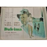 Film Poster: Dulcima (1971, 40" x 30", with plastic wrapper). Poster has been affected by damp in