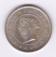 Jamaica 1893 - Farthing, AUNC, a lovely coin (KM15)