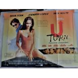 Film Poster: U Turn (x7), 1997. 30" x 40" quad, folded. Fold creases, ptherwise in very condition.