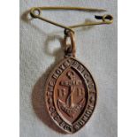 The Boys Brigade - Old Boys Union medalet, a very rare little medalet given c.1920's. A scarce and