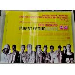 Film Poster: TwentyFourSeven (1997, 40" x 30"), folding creases but otherwise in good condition.