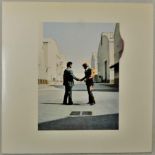 Pink Floyd-Wish you were here(LP)-1975 Harvest SHVL814, with inner sleeve, postcard,and black