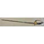 German WWI Prussian M1889 Pattern Infantry Officers Degan sword, this sword was produced post 1916