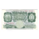 Great Britain 1930-£1, Catterns, B225, EF, Prefix T51 -stock of a long established dealer in