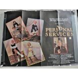 Film Poster: Personal Services (1987, 40" X 30"), minor damage around the edges. Starring Julie