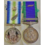 South Atlantic Medal for the Falklands named to 997725 Lt. N.E. Gargasnd RM (Possibly replacement)