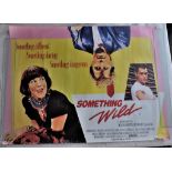 Film Poster: Something Wild (1986, 4-" x 30"). A Jonathan Demme picture starring Melanie Griffith,