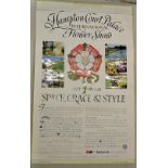 Poster: The Hampton Court Palace International Flower Show (1991 25" x 40", x2, matt finish). 1991