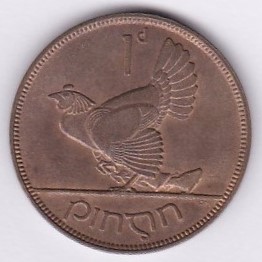 Ireland 1931 - Penny AUNC (KM3) much lustre