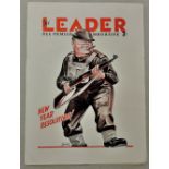 The Leader Magazine - a collection of front cover art (7) as produced by Len Gamblin. There is