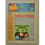 Ink - The Other Newspaper'-Issue 4, 22nd May 1971, a slight tear on spine, in good condition.