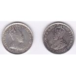 Australia - 1910 Three pence Ref: KM18, Grade EF. Nice example. Australia - 1918M Three pence Ref:
