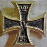 Franco/Prussian War Iron Cross 1st Class 1870 dated, pinback and is possibly a later produced