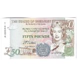 Guernsey 1994 - £50, sig Trestain UNC, serial A100054, pick 59, scarce - stock of a long established