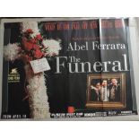 Film Poster: The Funeral (1996, 40" x 30"). Directed by Abel Ferrara, who also directed Bad