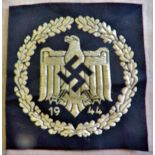 German WWII League of the Reich for Physical Exercise (DRL) Silver Sports Badge 1944. Scarce