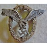 German WWII Luftwaffe Pilots badge WWII style. Sold A/F