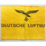 German Luftwaffe helpers armband WWII style