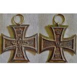 German WWI Iron Cross 2nd Class, the medal has a magnetic core, no makers mark. In fair condition.