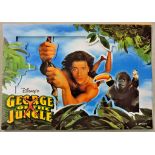 Promotional material for Disney's George of the Jungle. A 10" by 7" frontage, with centrefold. The