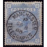 Great Britain 1883/4 10/- Ultra marine, SG 183, an outstanding cds very fine used example, (Cat £